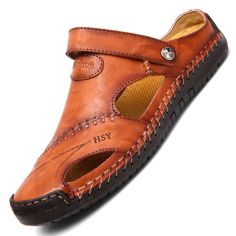 Men's Closed-Toe Leisure Sandals