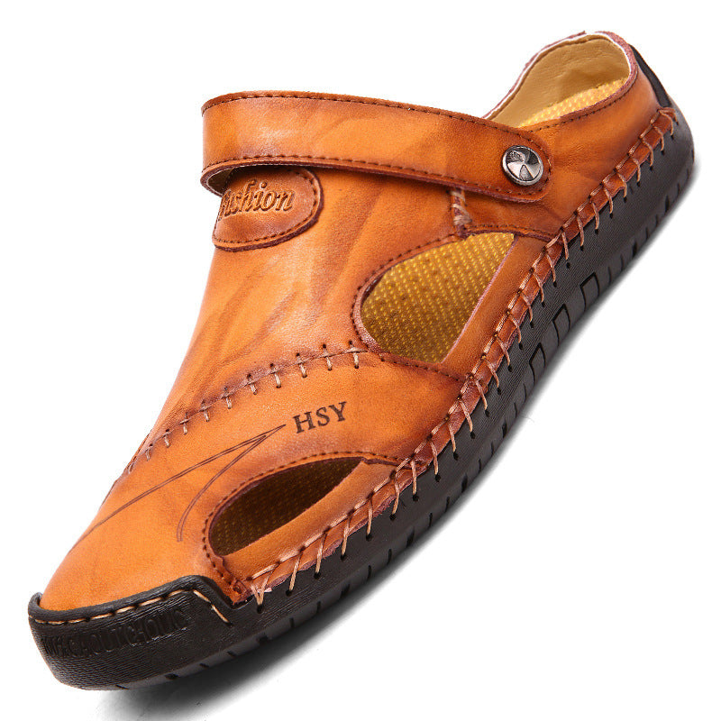 Men's Closed-Toe Leisure Sandals