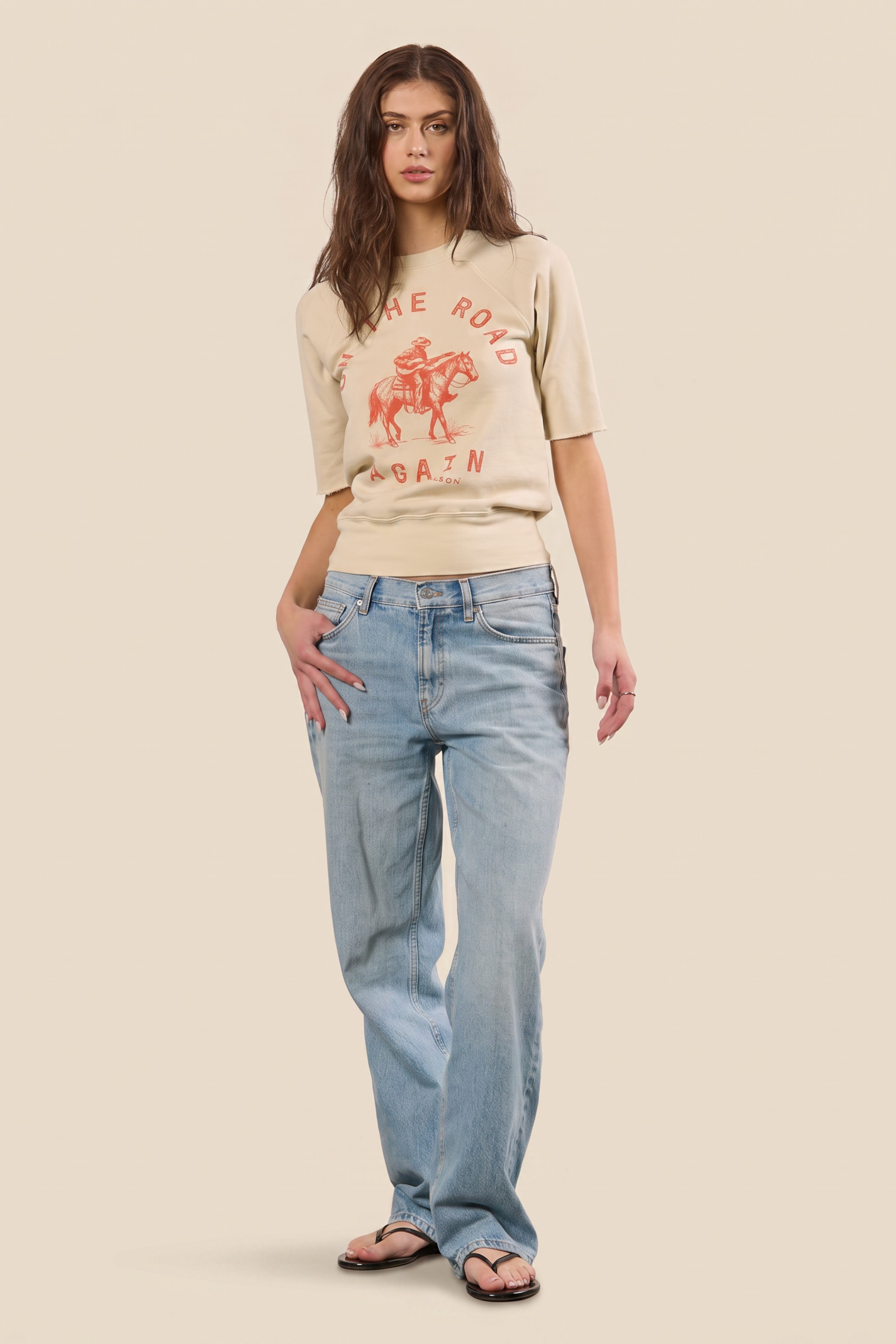 Willie Nelson on the Road Raglan