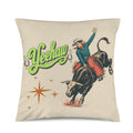 Baha Ranch The Last Roundup Yeehaw Throw Pillow Cover Made in America